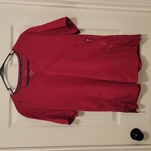 KOI lite Scrub Top XL Slim Fit. Red. Never worn.